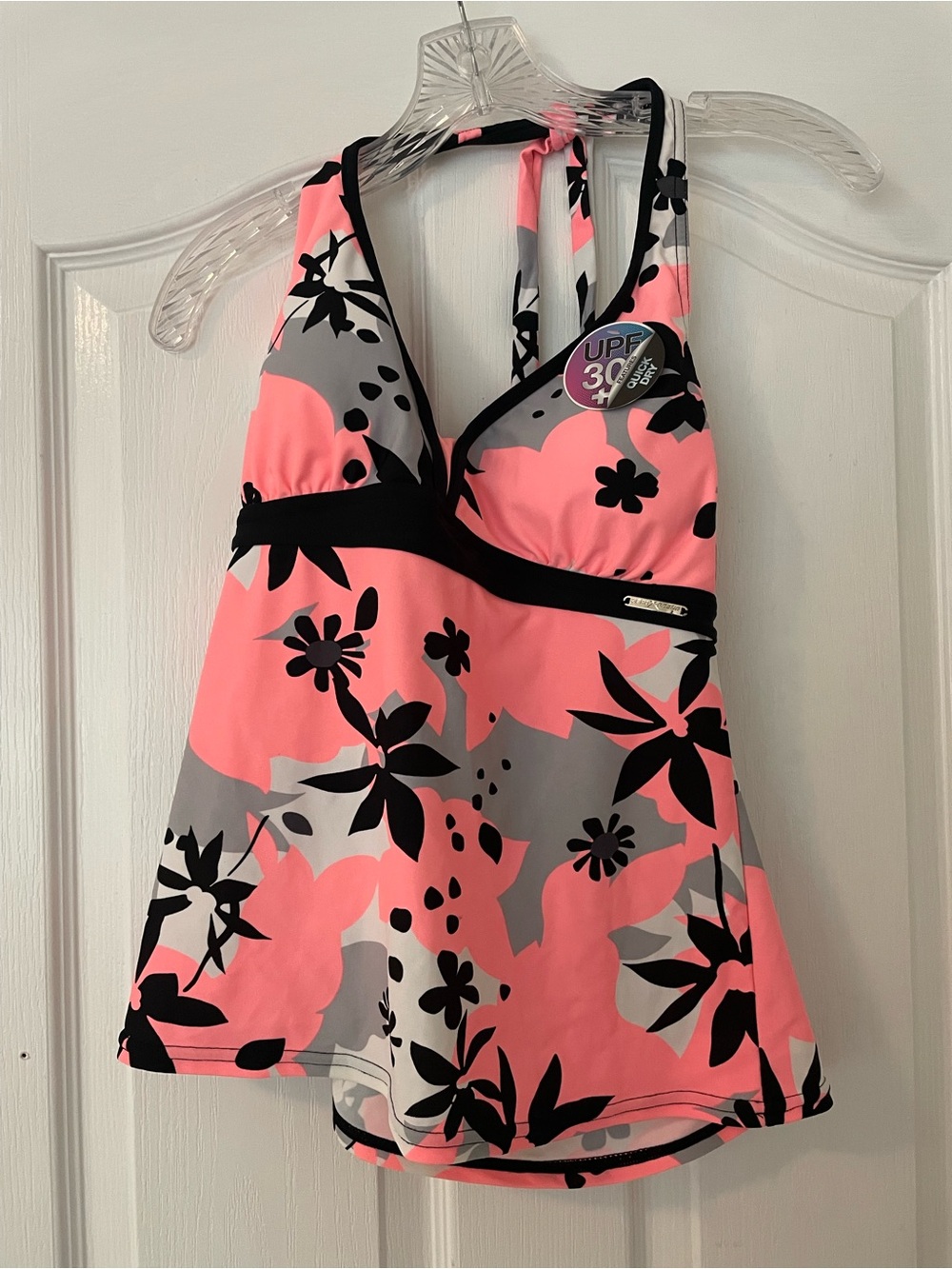 ZeroXposur Women’s Orange Peach Tankini Swim Top size 12 New NWT